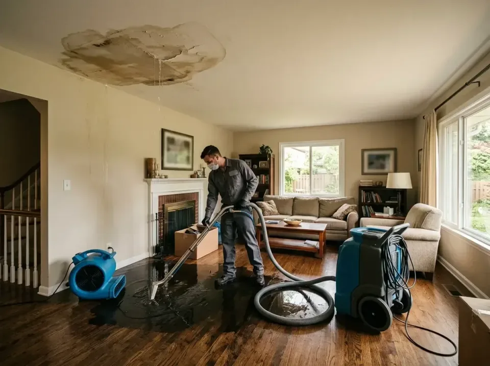 attic-pipe-burst-ceiling-drip-008 — frequently asked questions, Water Damage Restoration & Carpet Care in Smithville, MO